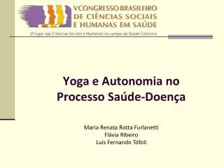 yoga e autonomia no processo sa de doen a