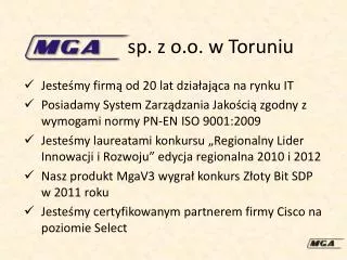 sp z o o w toruniu