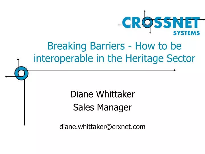 breaking barriers how to be interoperable in the heritage sector