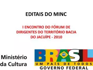 editais do minc