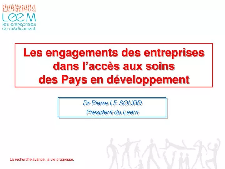 les engagements des entreprises dans l acc s aux soins des pays en d veloppement