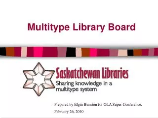 Multitype Library Board