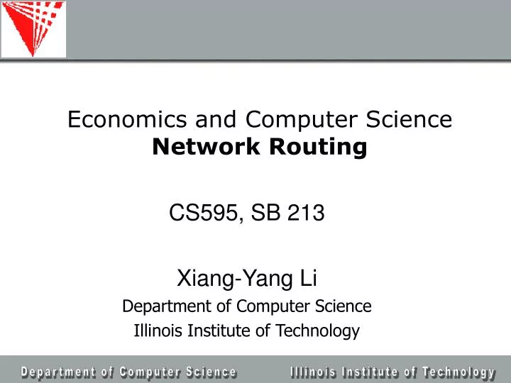 economics and computer science network routing