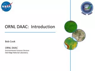 ORNL DAAC: Introduction