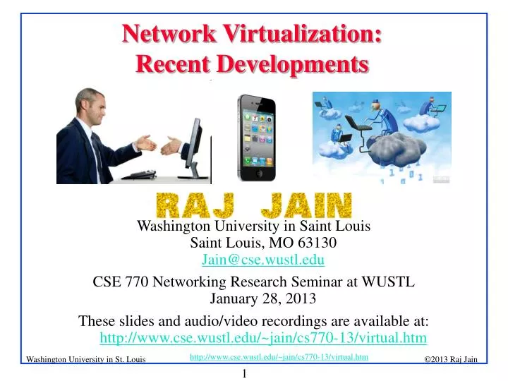 network virtualization recent developments