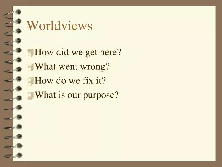 worldviews