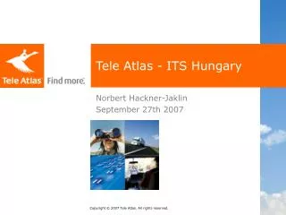 Tele Atlas - ITS Hungary