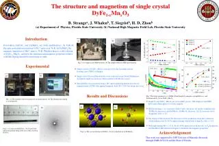 The structure and magnetism of single crystal DyFe 1- x Mn x O 3