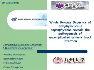 Comparative Microbial Genomics: A Bioinformatics Approach