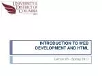 PPT - Introduction to Web & HTML PowerPoint Presentation, free download ...