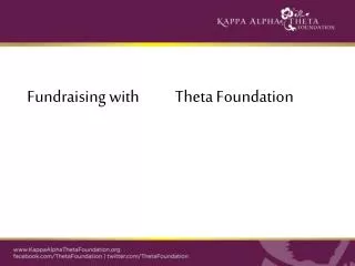 Fundraising with Theta Foundation