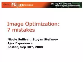 Image Optimization: 7 mistakes