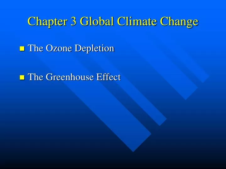chapter 3 global climate change