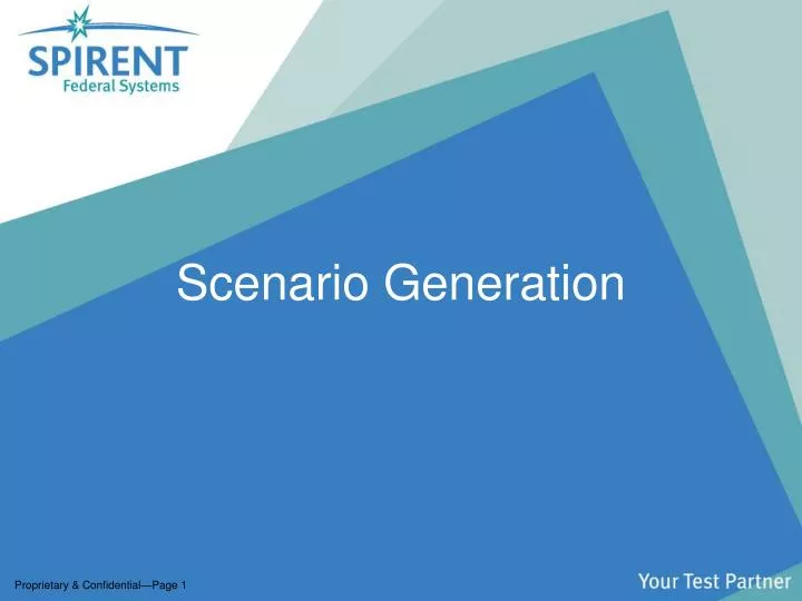scenario generation