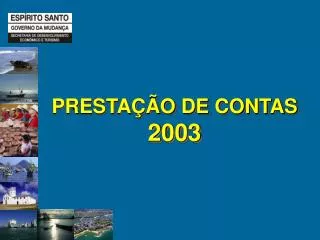 presta o de contas 2003