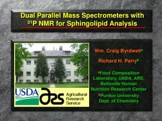 Dual Parallel Mass Spectrometers with 31 P NMR for Sphingolipid Analysis