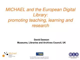 MICHAEL and the European Digital Library: promoting teaching, learning and research