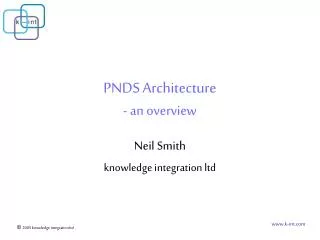 PNDS Architecture - an overview