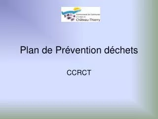 plan de pr vention d chets
