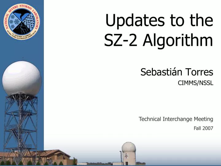 updates to the sz 2 algorithm