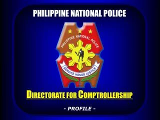 PHILIPPINE NATIONAL POLICE