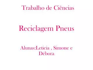 trabalho de ci ncias