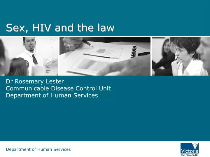 sex hiv and the law