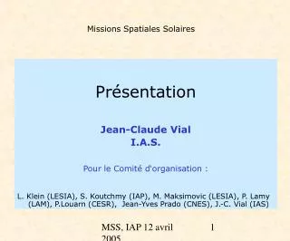 missions spatiales solaires
