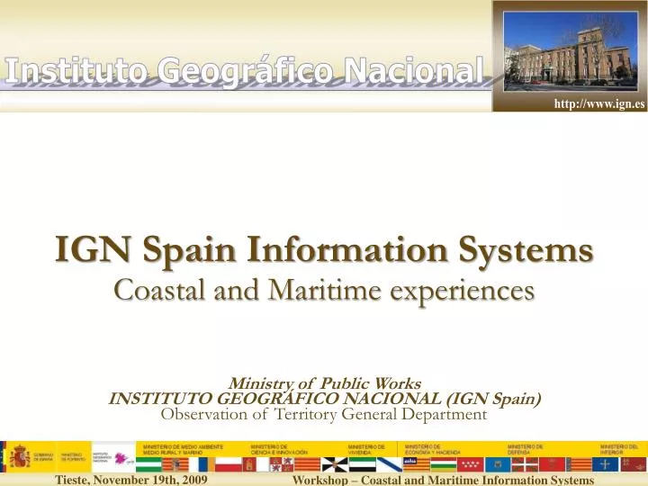 ign spain information systems