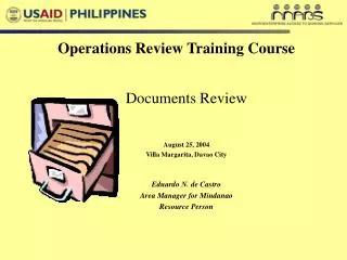 Operations Review Training Course