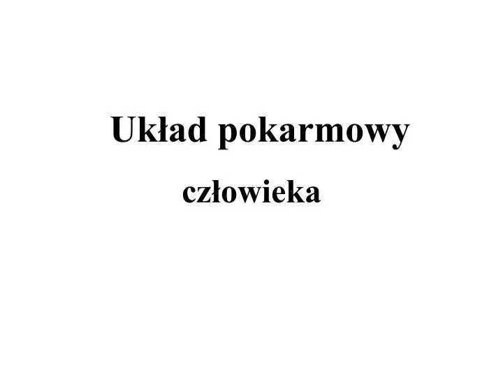 uk ad pokarmowy