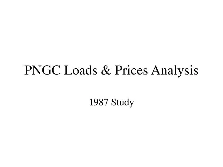 pngc loads prices analysis