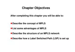 Chapter Objectives