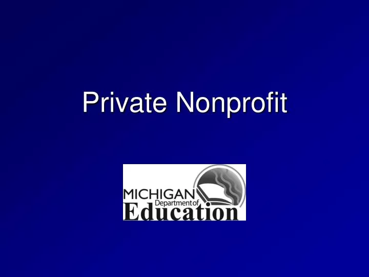 private nonprofit