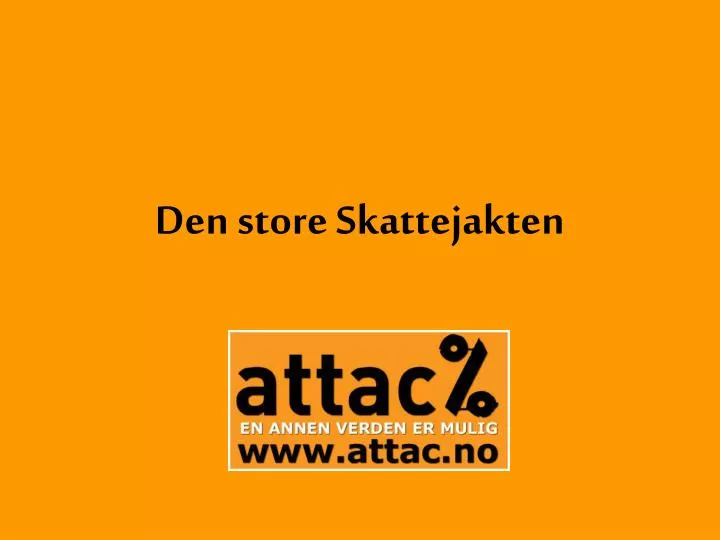 den store skattejakten