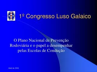 1 congresso luso galaico