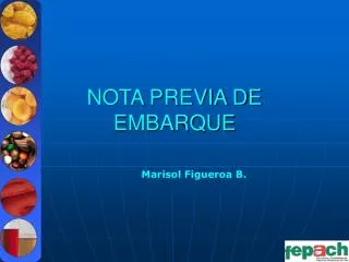 nota previa de embarque