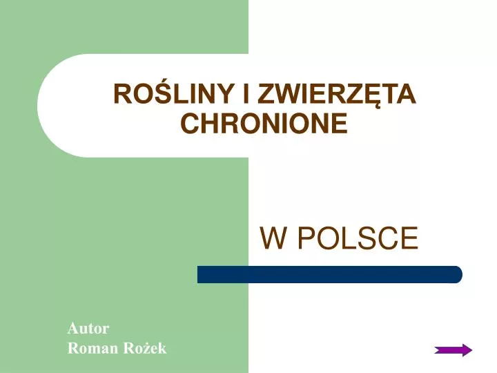 ro liny i zwierz ta chronione