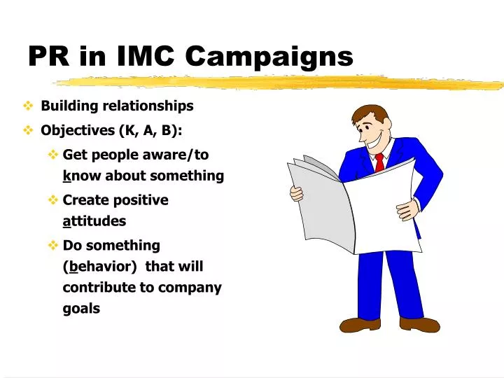 pr in imc campaigns