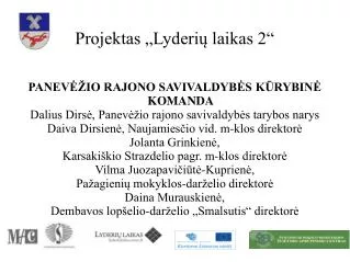 projektas lyderi laikas 2