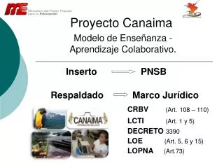 proyecto canaima