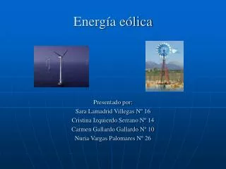 energ a e lica
