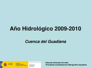 a o hidrol gico 2009 2010