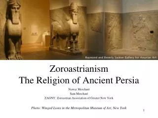 zoroastrianism the religion of ancient persia