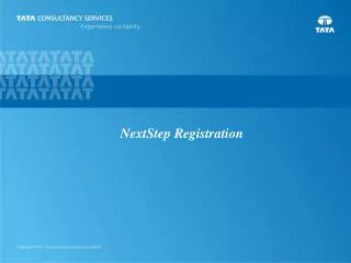 NextStep Registration