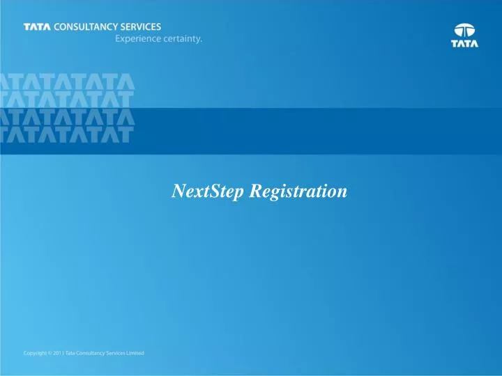 nextstep registration