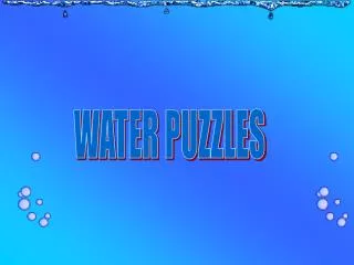 WATER WORDS WORD SEARCH