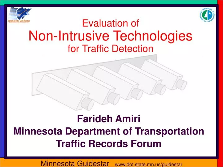 evaluation of non intrusive technologies for traffic detection