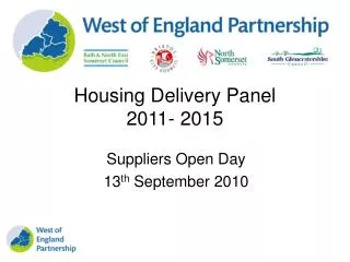 Housing Delivery Panel 2011- 2015
