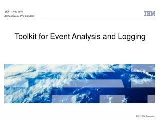 Toolkit for Event Analysis and Logging